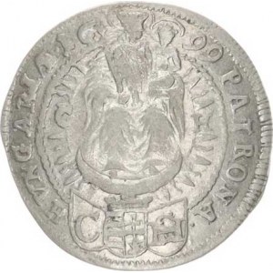 Leopold I. (1657-1705), 3 kr. 1699 CH / C SH, Bratislava-Hunger Husz. se zn. CSH neuvá