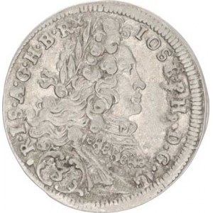 Josef I. (1705-1711), 3 kr. 1705 zn.hvězda, Mnichov