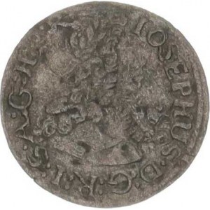 Josef I. (1705-1711), 1 kr. b.l., Tyroly, Hall R