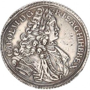 Karel VI. (1711-1740), Tolar 1717 b.zn., Vratislav-Nowak R MKČ 1905; Her. 406