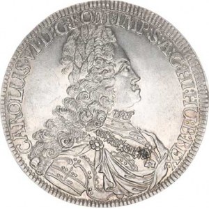 Karel VI. (1711-1740), Tolar 1721, Tyroly Hall Voglh. 259/2-3 var. (28,666 g)