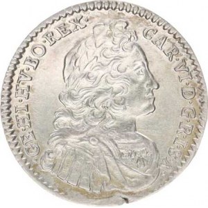 Karel VI. (1711-1740), VI kr. 1739, Tyroly Hall, nep. hr.
