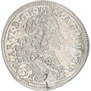 Karel VI. (1711-1740), 3 kr. 1712 zn.hvězda, Mnichov R