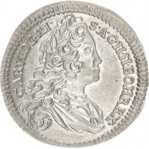 Karel VI. (1711-1740), 3 kr. 1740 b.zn., Praha-Scharff