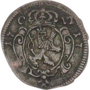 Karel VI. (1711-1740), 1/2 kr. 1717, Kutná Hora-Weyer MKČ 1875 R (0,569 g)