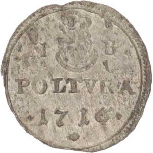 Karel VI. (1711-1740), Poltura 1714 NB RR Husz. 1632