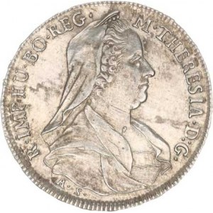 Marie Terezie (1740-1780), 1/2 Tolar 1767 AS, Tyroly Hall Nov. 92 (14,007 g)