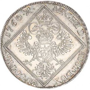 Marie Terezie (1740-1780), 30 kr. 1760 b.zn., Tyroly Hall R (7,008 g)