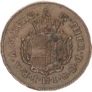 Marie Terezie (1740-1780), 1/2 kr. 1772 G, Günzburg R, dr. vada stř.