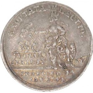 Karel VII. (1742-1745), Velký žeton na volbu za římského císaře 24.1. 1742 ve Frankfurtu,