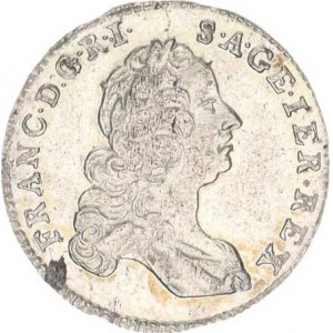 František Lotrinský (1745-1765), 3 kr. 1760 H-A, Tyroly Hall