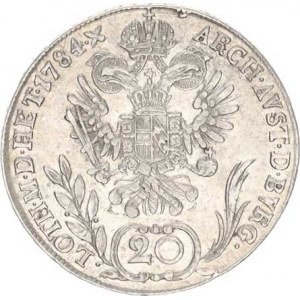 Josef II. (1780-1790), 20 kr. 1784 E R, dr. just.