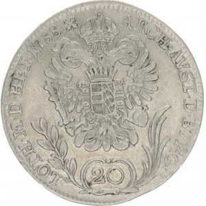 Josef II. (1780-1790), 20 kr. 1788 B