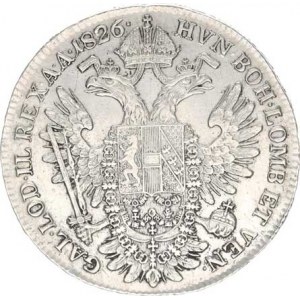 František I. (1792-1835), 1/2 Tolar 1826 A