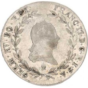 František I. (1792-1835), 20 kr. 1793 E - Karlsburg RR (6,630 g)