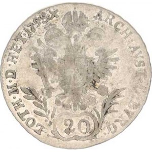 František I. (1792-1835), 20 kr. 1793 E - Karlsburg RR (6,630 g)