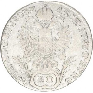 František I. (1792-1835), 20 kr. 1803 A