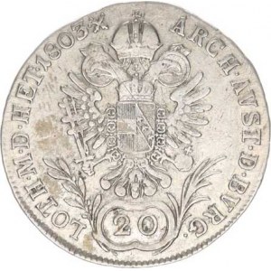 František I. (1792-1835), 20 kr. 1803 C