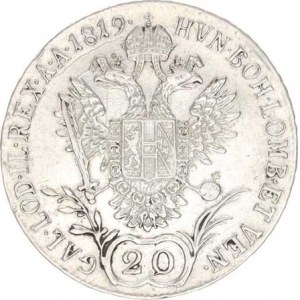 František I. (1792-1835), 20 kr. 1819 M R, tém.