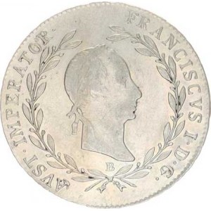 František I. (1792-1835), 20 kr. 1829 B