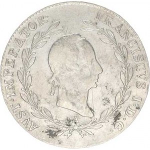 František I. (1792-1835), 20 kr. 1830 A - orlice, tém.