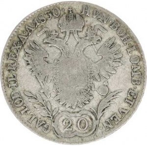 František I. (1792-1835), 20 kr. 1830 E