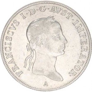 František I. (1792-1835), 20 kr. 1831 A - vlající stuhy, vlas. just., tém.