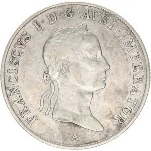 František I. (1792-1835), 20 kr. 1832 A - var.: tečka mezi A a datací uprostřed