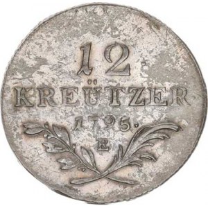 František I. (1792-1835), 12 kr. 1795 E R, tém.