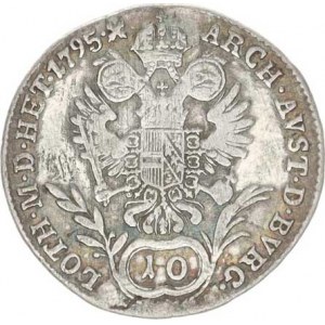 František I. (1792-1835), 10 kr. 1795 E R