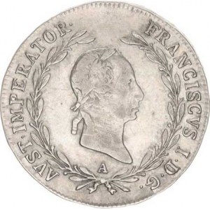 František I. (1792-1835), 10 kr. 1826 A R, nedor. vlasy