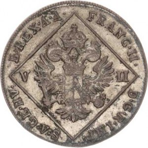 František I. (1792-1835), 7 kr. 1802 A - není Ag postř. Cu (4,773 g) - liter. neuvádí !