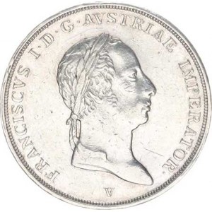 František I. (1792-1835), 1/2 Scudo 1825 V R, dr. rys.