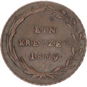 Andreas Hofer (1809), 1 kr. 1809 Tyroly, Graz