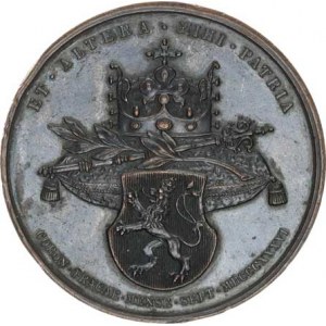 Ferdinand V. (1835-1848), Medaile 1836, Ke korunovaci Marie Anny na českou královnu v Praze