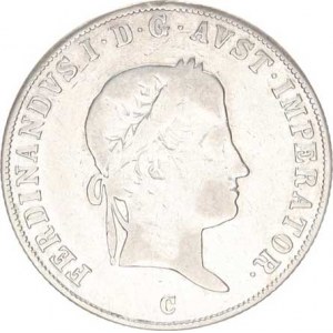 Ferdinand V. (1835-1848), 20 kr. 1835 C - FERDINANDVS R, dobře oprav. stopa