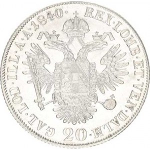Ferdinand V. (1835-1848), 20 kr. 1840 C