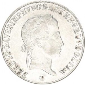 Ferdinand V. (1835-1848), 20 kr. 1844 B, nep. just., tém.