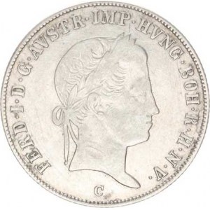 Ferdinand V. (1835-1848), 20 kr. 1845 C, tém.