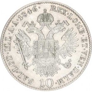 Ferdinand V. (1835-1848), 10 kr. 1846 A