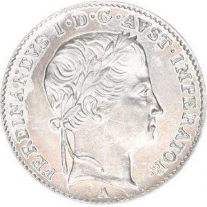 Ferdinand V. (1835-1848), 3 kr. 1835 A - FERDINANDVS R sbírkový