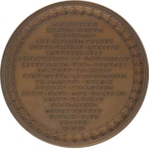 Medaile Rakousko - Uhersko, Theodorus Eques de Oppolzer, (astronom a matematik) poprsí ze tří