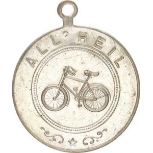 Medaile Rakousko - Uhersko, Vídeň - Upomínka na cyklo jízdu po Blumen-Corso 1897, 7-mi řádkov