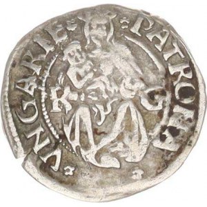 Vladislav II. (1490-1516), Denár 1510 KG Husz. 811 var. v av. UNGARIE*1510*
