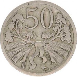 Údobí let 1918-1938, 50 hal. 1925