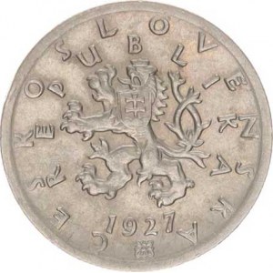 Údobí let 1918-1938, 50 hal. 1927