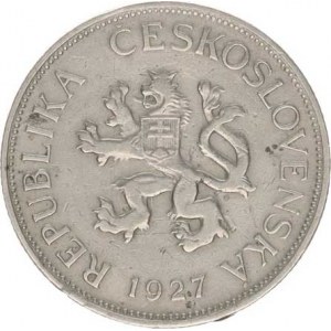 Údobí let 1918-1938, 5 Kč 1927 R