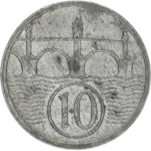 Protektorát Čechy a Morava (1939-1945), 10 hal. 1940 - jiný kov ? (1,94 g)