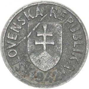 Slovensko (1939-1945), 5 hal. 1942 R, vada v razidle