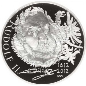 Česká republika (1993-), 200 Kč 2012 - Rudolf II. - 400. výr. úmrtí kapsle, orig. e